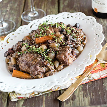 Slow Cooker Coq au Vin Recipe for Slow Cooker Coq au Vin